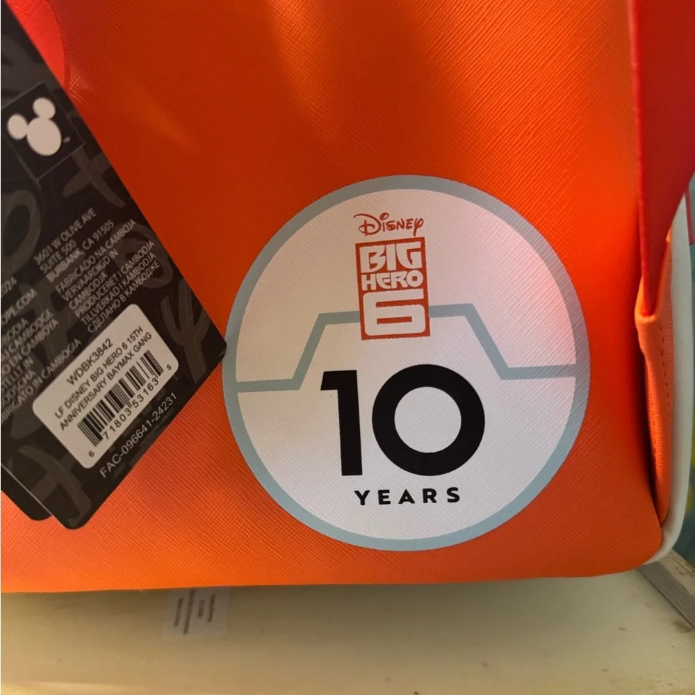 Loungefly White Backpack with Big Hero 6 Design - Picture 5 of 5